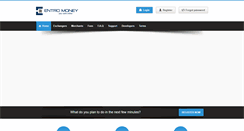 Desktop Screenshot of entromoney.com